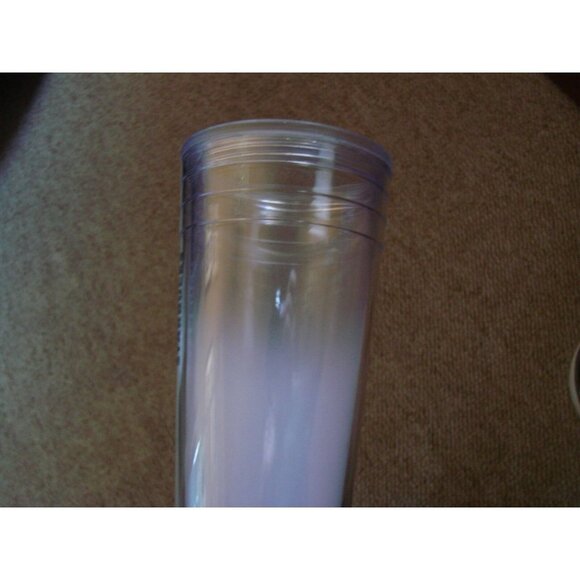 Starbucks Ombre Acrylic Screw Lid & Straw Cold Cup Tumbler 24oz Venti Cold 2012 - Picture 9 of 9